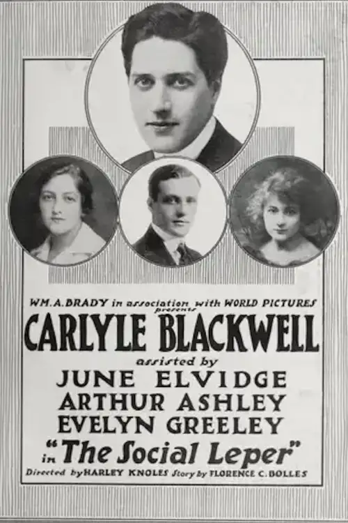 Movie poster "The Social Leper"