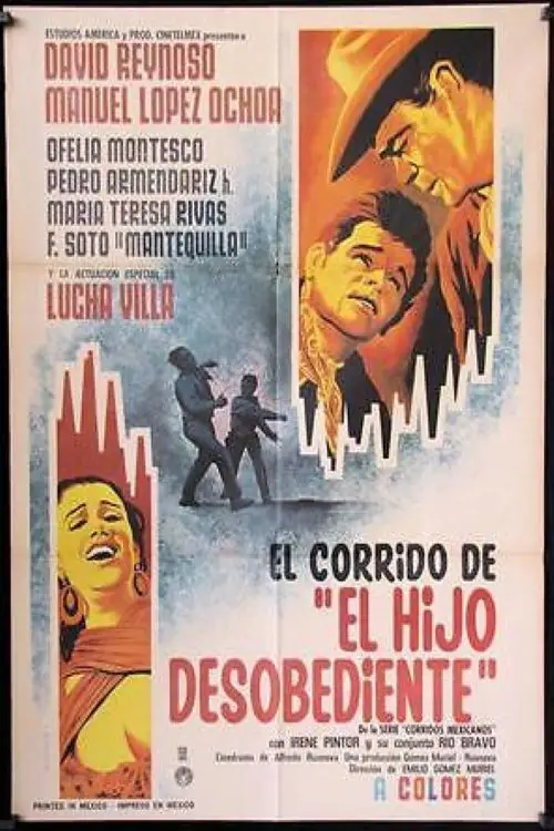 Movie poster "El corrido del hijo desobediente"
