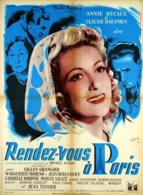 Movie poster "Rendezvous in Paris"