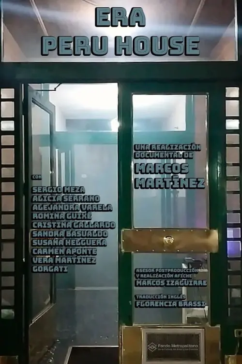 Movie poster "Era Perú House"