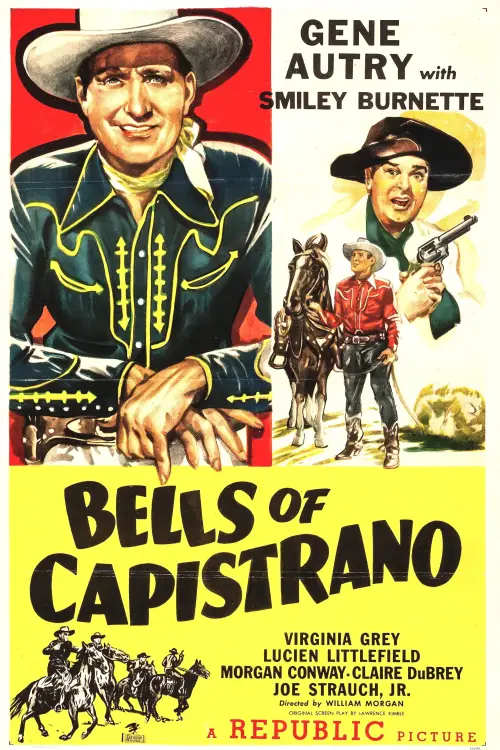 Movie poster "Bells of Capistrano"