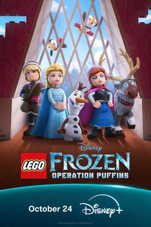 Movie poster "Lego Frozen: Operation Puffins"
