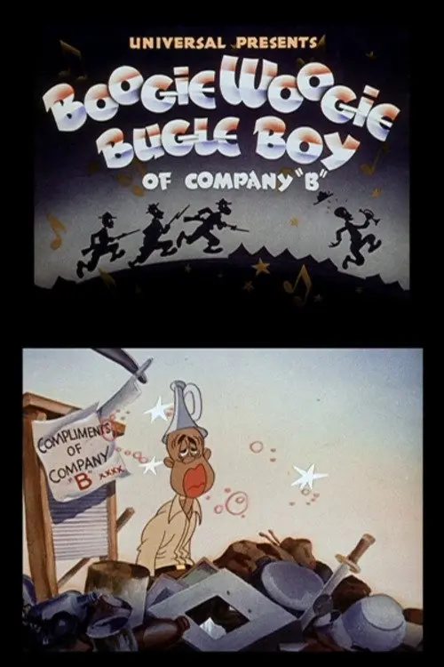 Movie poster "Boogie Woogie Bugle Boy of Company "B""
