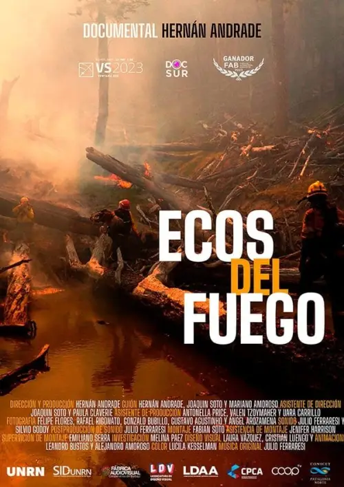 Movie poster "Ecos del Fuego"