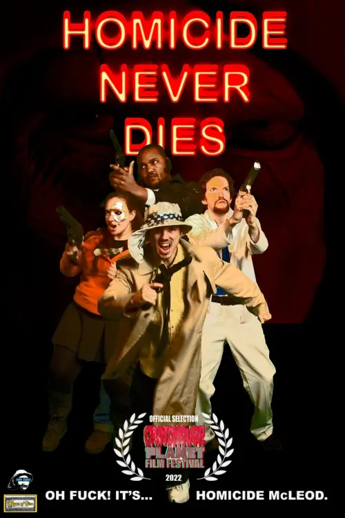 Movie poster "Homicide Never Dies"