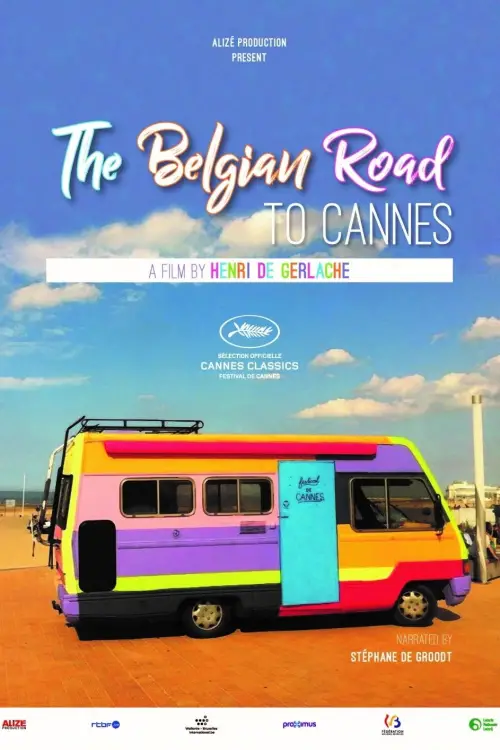 Movie poster "The Belgian Road to Cannes"
