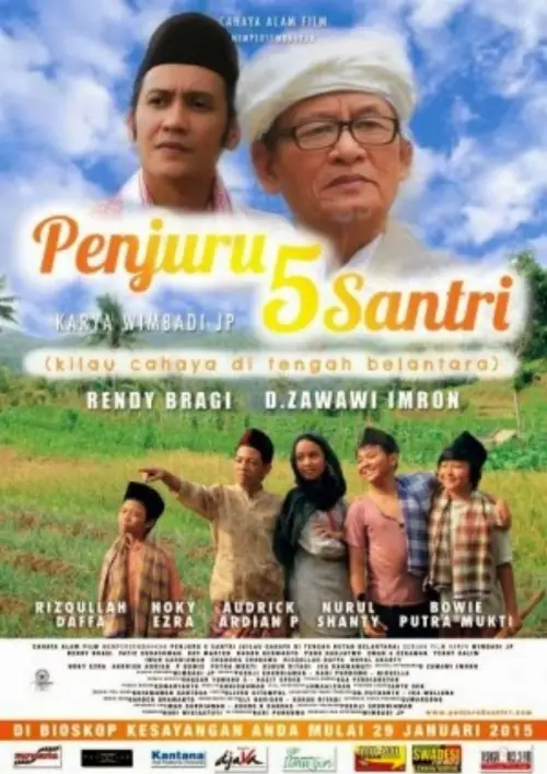 Movie poster "Penjuru 5 Santri"