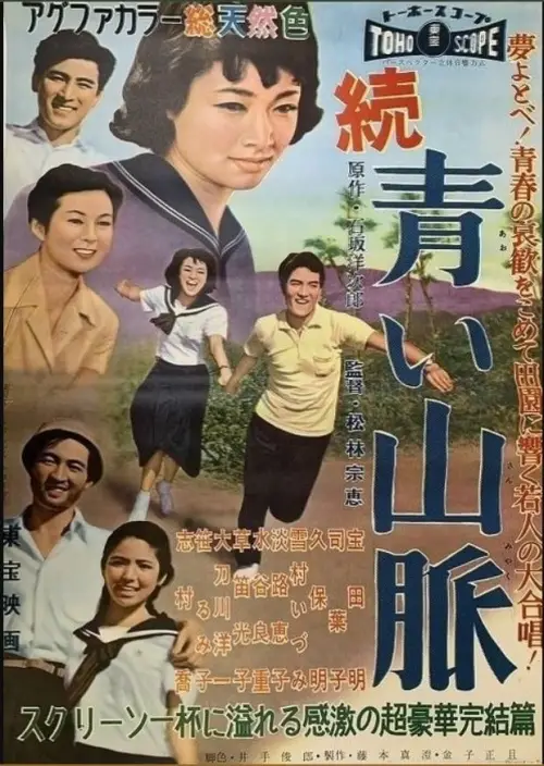 Movie poster "The Blue Mountains"