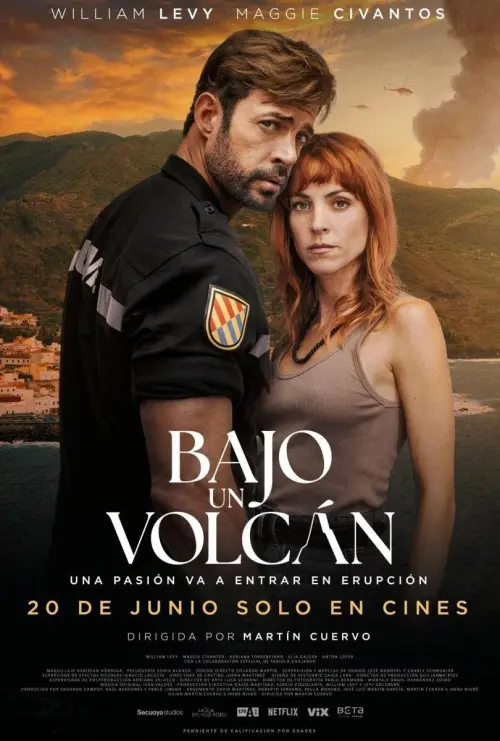 Movie poster "Bajo un volcán"
