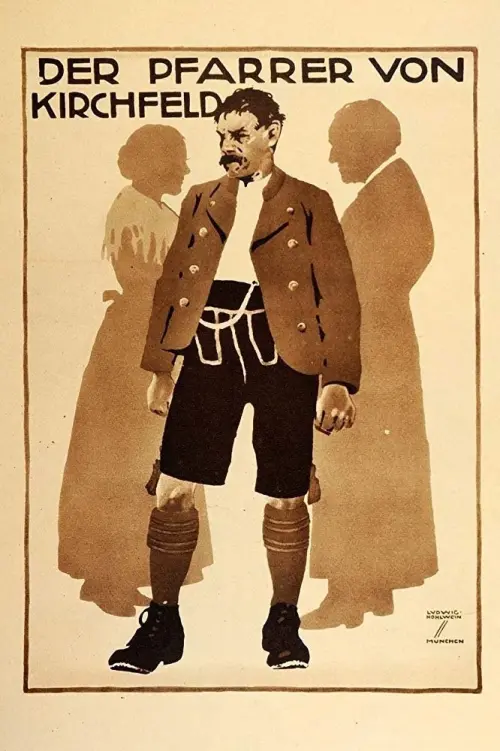 Movie poster "Der Pfarrer von Kirchfeld"