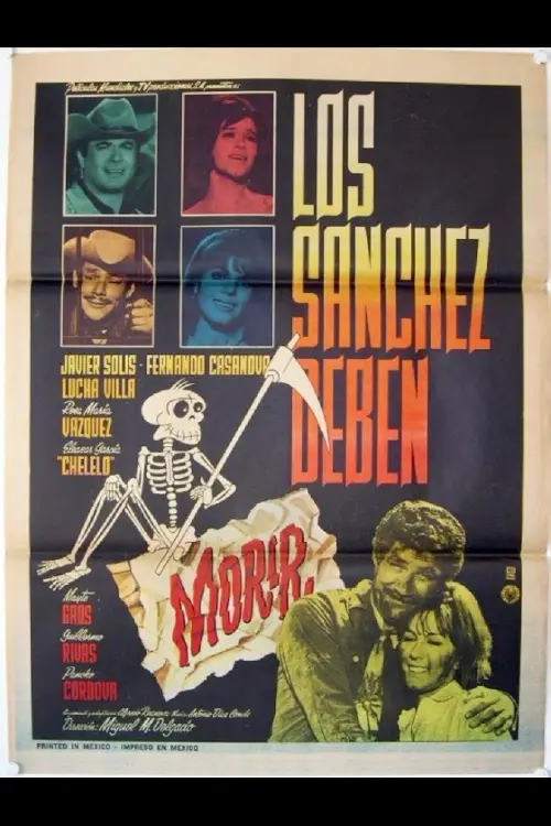Movie poster "Los Sánchez deben morir"