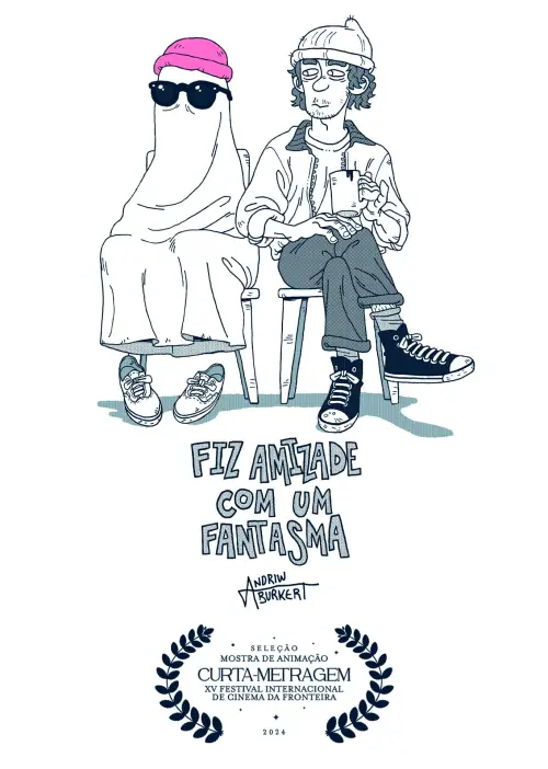 Movie poster "Fiz Amizade com um Fantasma"