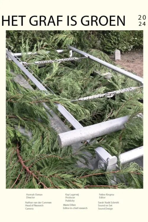 Movie poster "The grave is green"