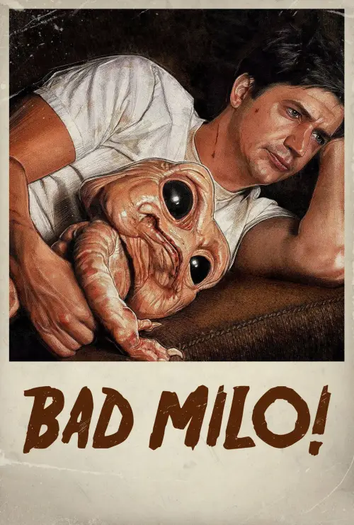 Movie poster "Bad Milo!"