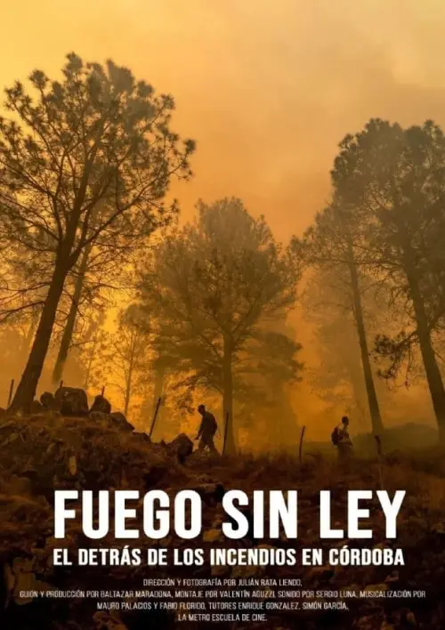 Movie poster "Fuego sin ley"