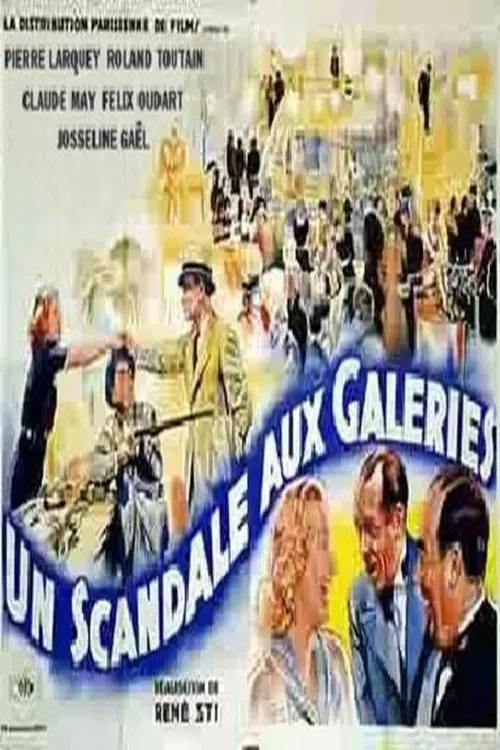Movie poster "Un scandale aux Galeries"