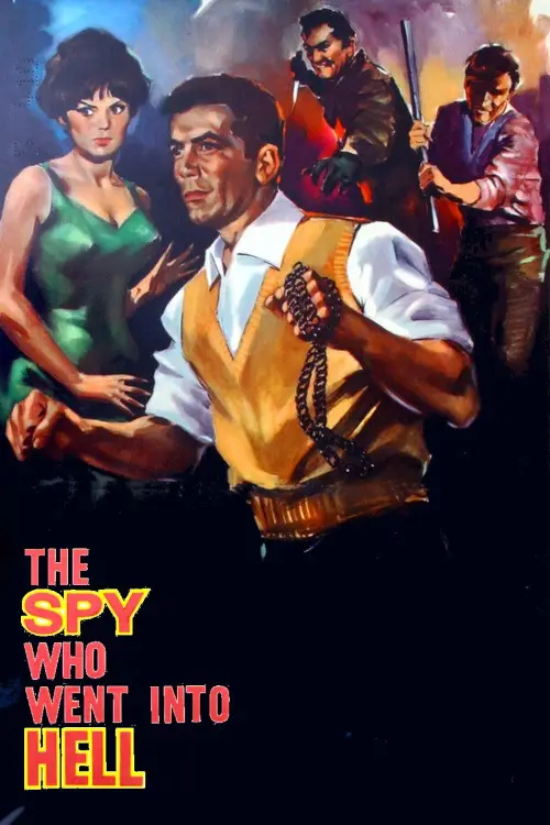 Movie poster "The Spy Who Went Into Hell"