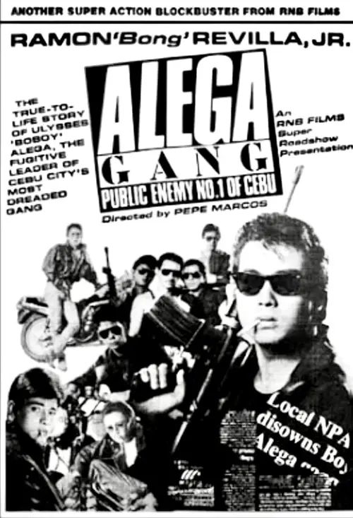 Movie poster "Alega Gang: Public Enemy No.1 of Cebu"