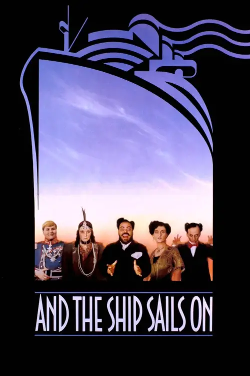 Movie poster "And the Ship Sails On"