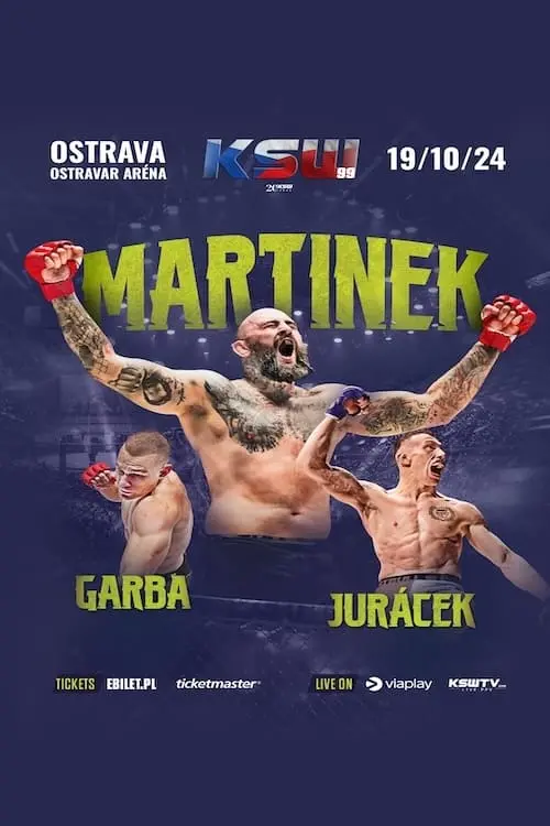 Movie poster "KSW 99: Vojcak vs. Martinek"