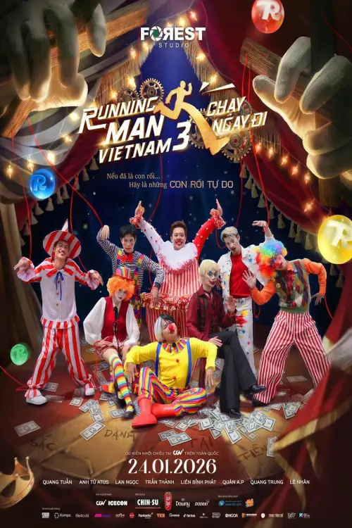 Movie poster "Running Man Việt Nam Mùa 3: Con Rối Tự Do"