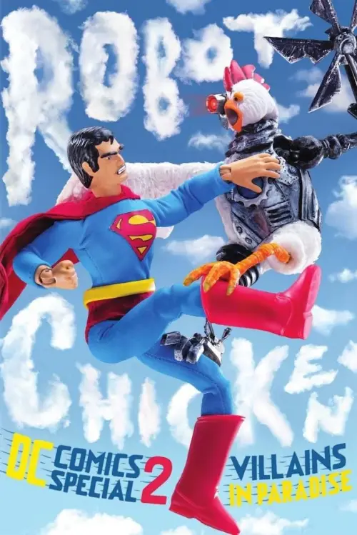 Movie poster "Robot Chicken DC Comics Special II: Villains in Paradise"