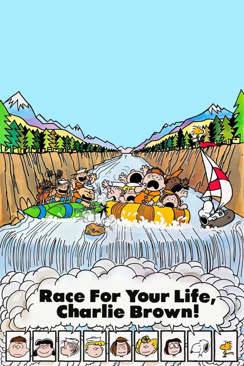 Movie poster "Race for Your Life, Charlie Brown"