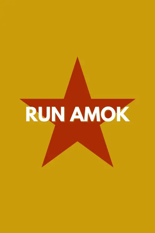 Movie poster "Run Amok"