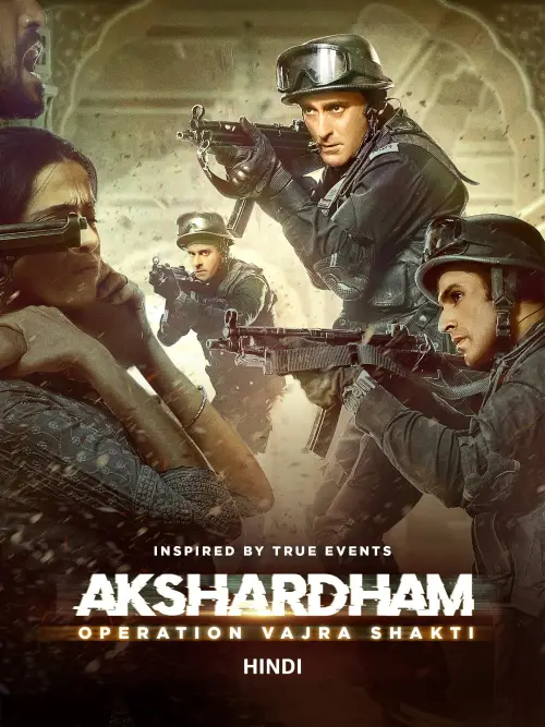 Movie poster "Akshardham: Operation Vajra Shakti"