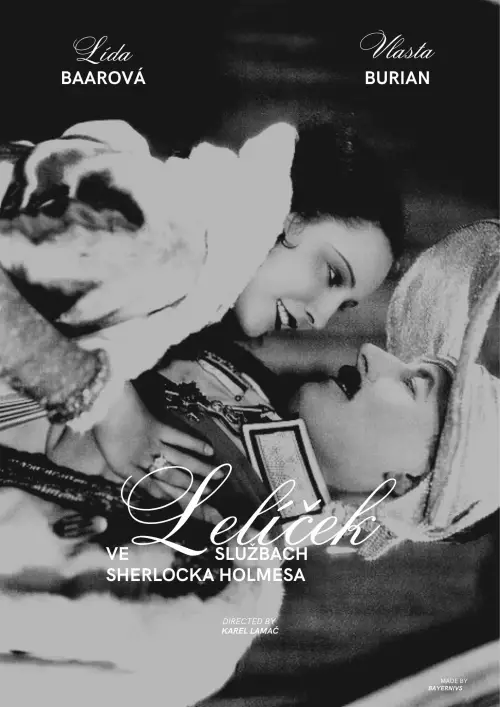 Movie poster "Lelíček in the Services of Sherlock Holmes"