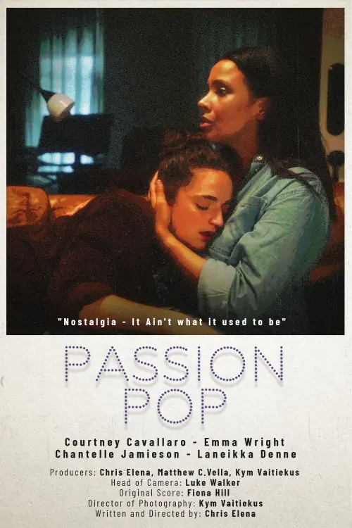 Movie poster "Passion Pop"