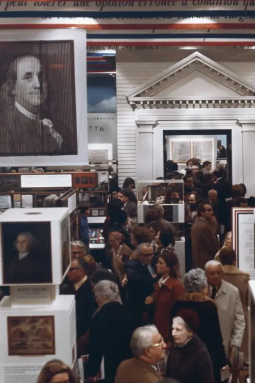 Movie poster "The World of Franklin and Jefferson: The Opening Of An Exhibition"