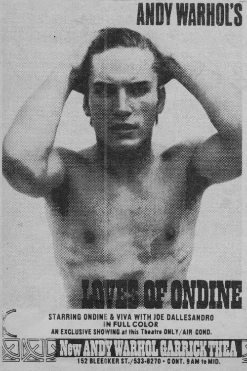 Movie poster "The Loves of Ondine"