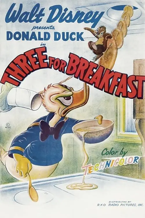 Movie poster "Three for Breakfast"