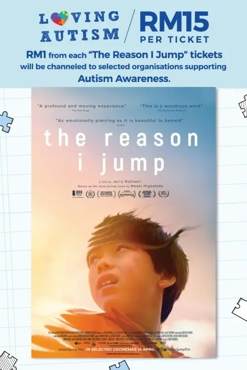 Movie poster "The Reason I Jump"