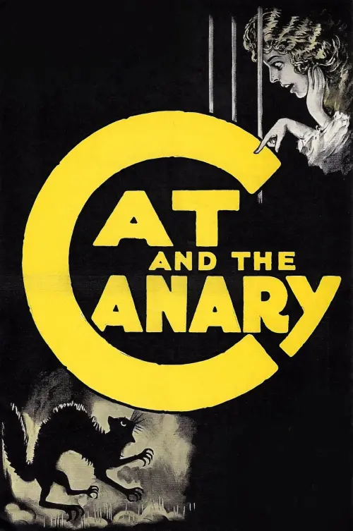 Movie poster "The Cat and the Canary"