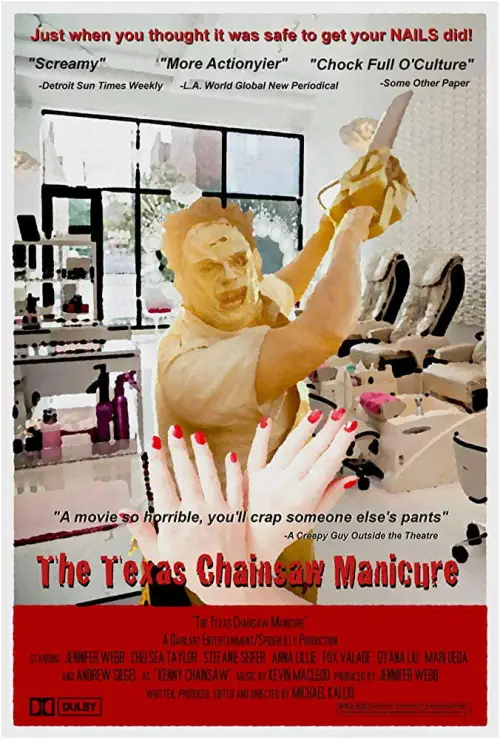 Movie poster "The Texas Chainsaw Manicure"