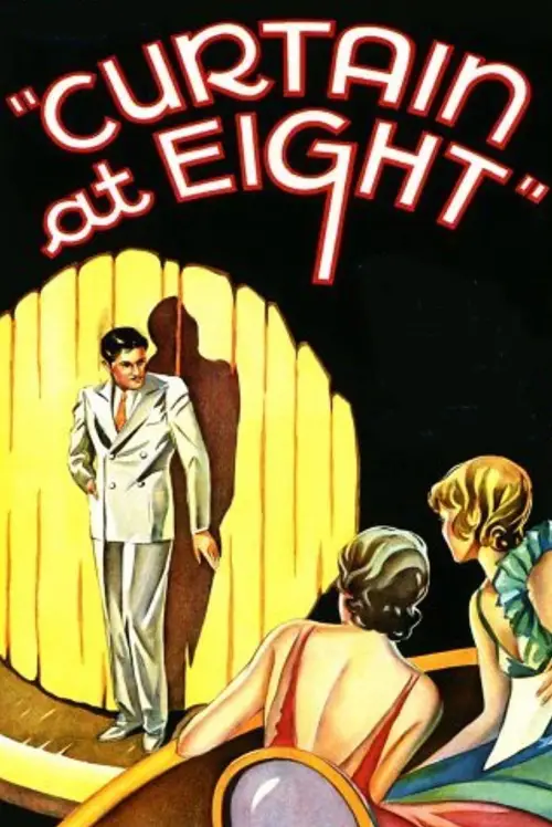 Movie poster "Curtain at Eight"