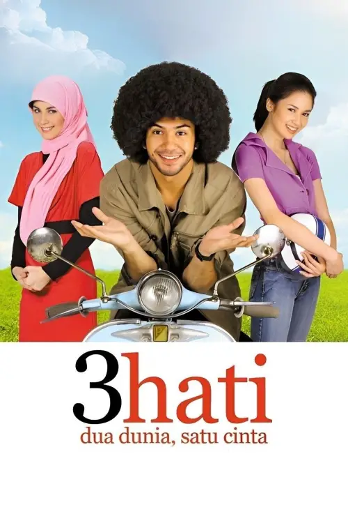 Movie poster "3 Hati Dua Dunia Satu Cinta"