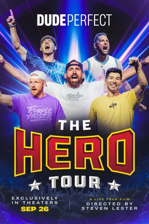 Movie poster "Dude Perfect: The Hero Tour"