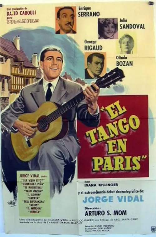 Movie poster "El tango en París"