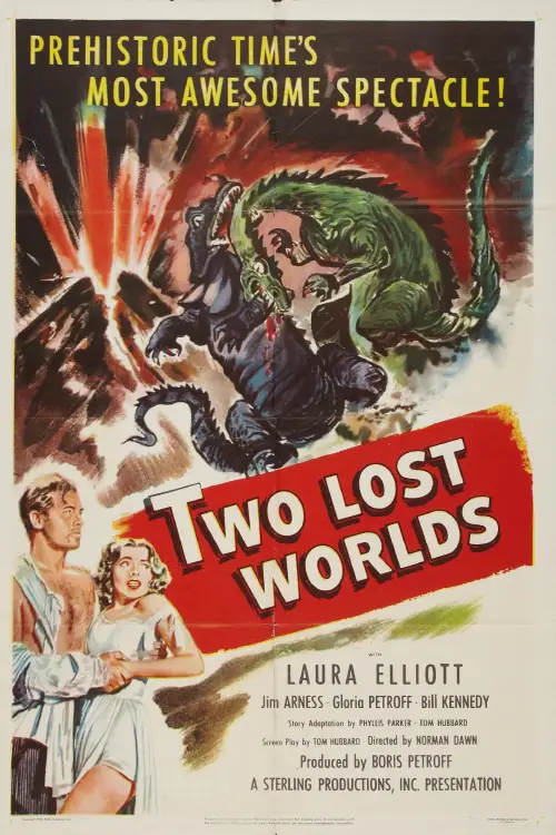 Movie poster "Two Lost Worlds"
