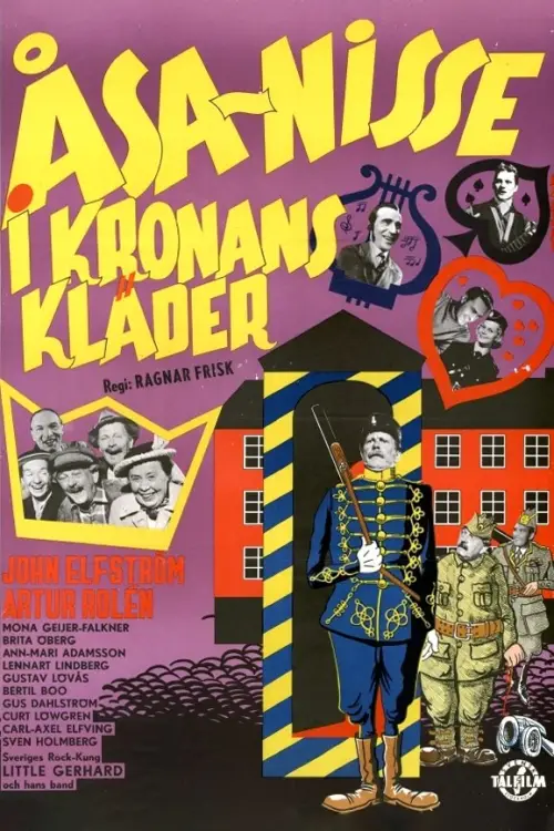 Movie poster "Åsa-Nisse i kronans kläder"