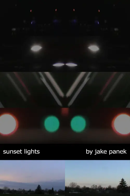 Movie poster "sunset lights"