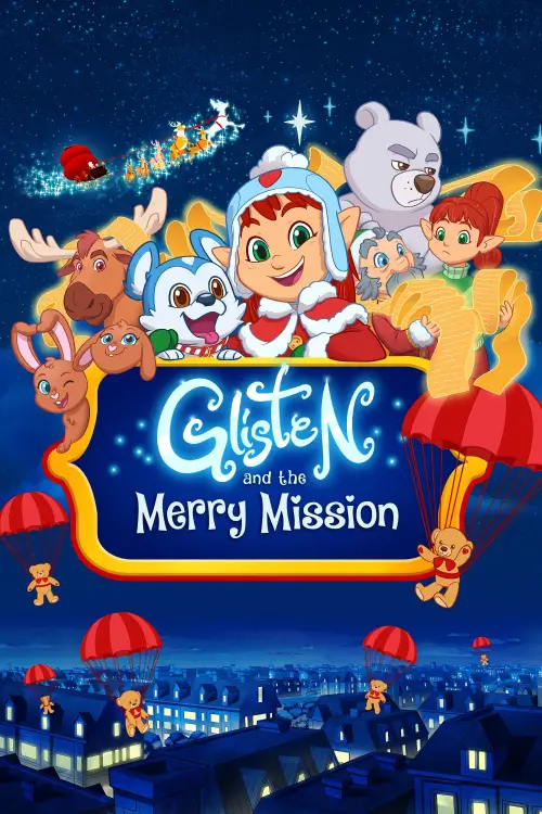Movie poster "Glisten and the Merry Mission"