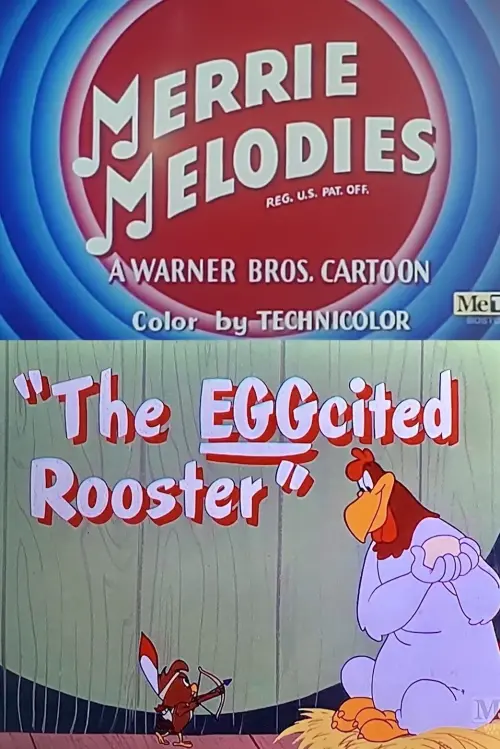 Movie poster "The EGGcited Rooster"