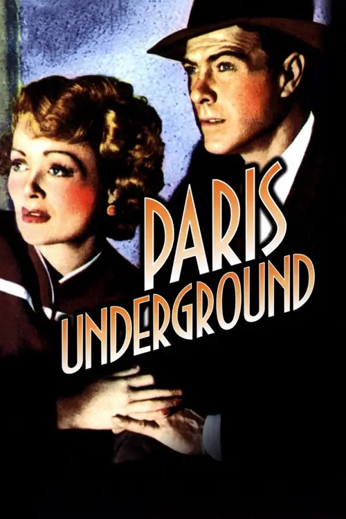 Movie poster "Paris Underground"