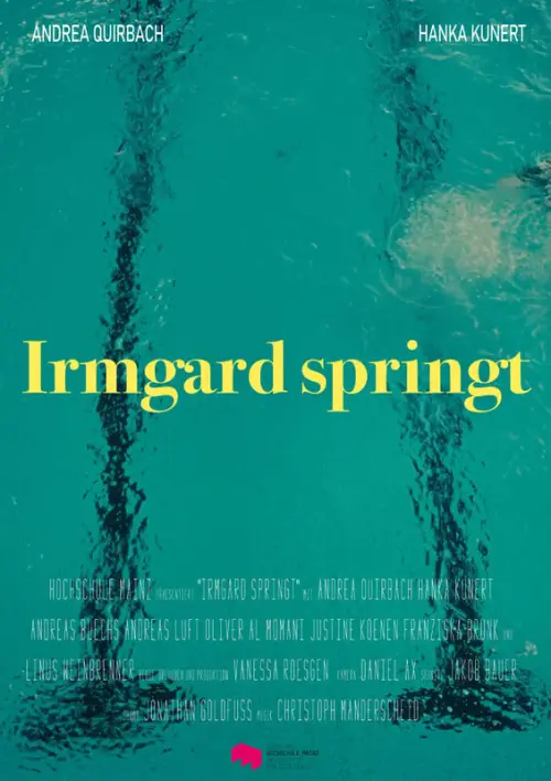 Movie poster "Irmgard jumps"