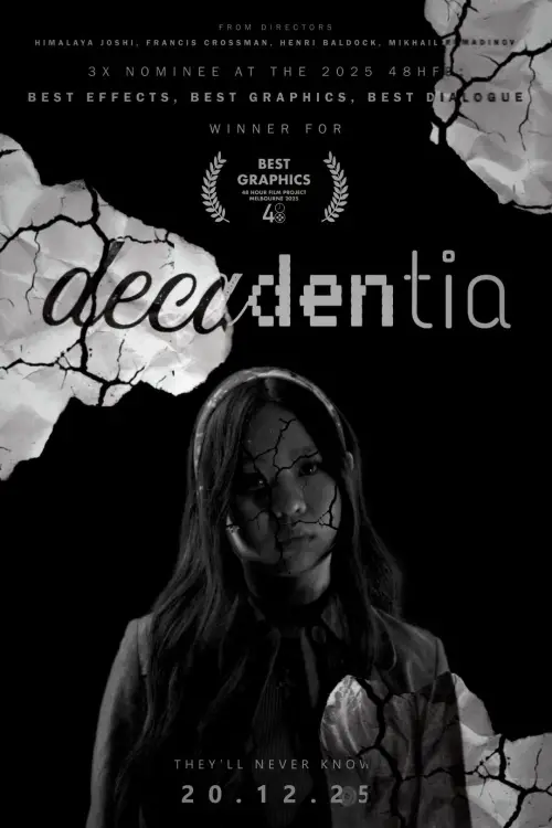 Movie poster "Decadentia"