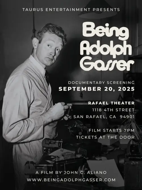 Movie poster "Being Adolph Gasser"